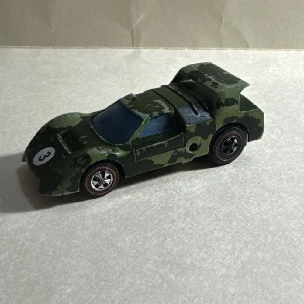 Vintage Hot Wheels Redline Sizzler - 1969 Olive Green Angeleno M70 UNTESTED